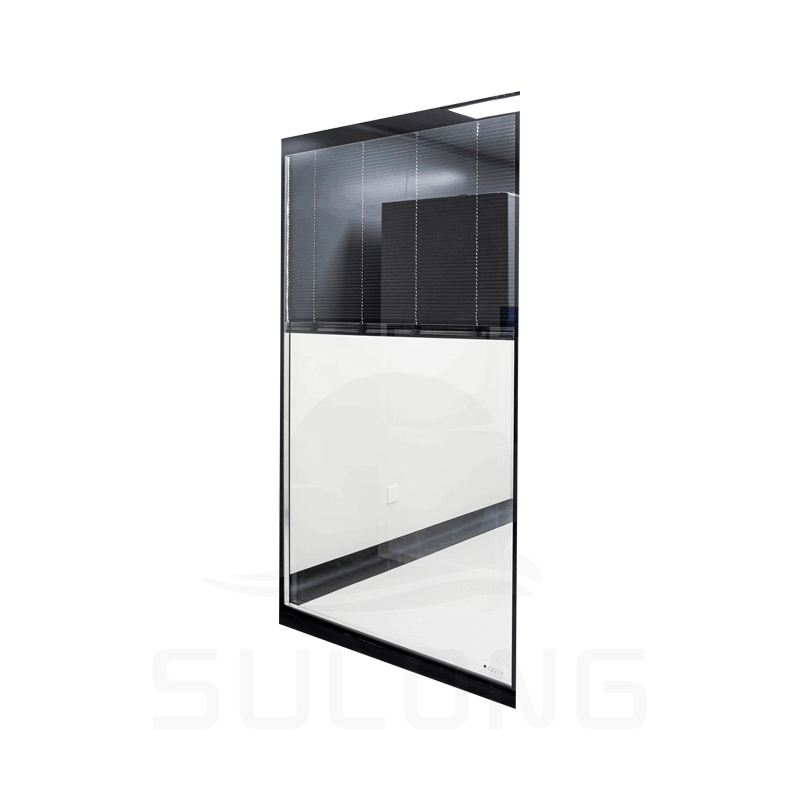 Cửa phòng sạch bằng kính cách nhiệt gắn ở giữa